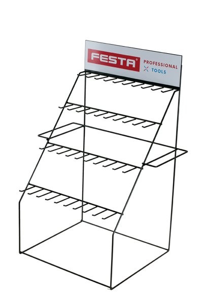 (obrázek pro) Stojan prezentační na vrtáky, sekáče FESTA