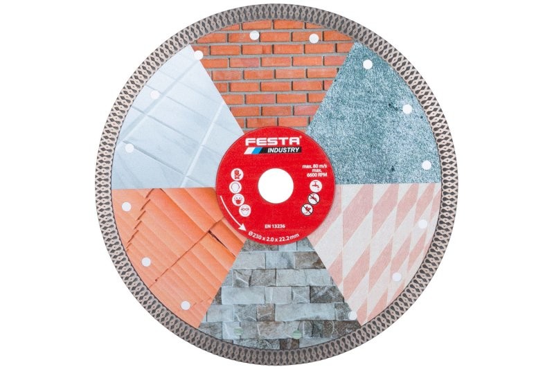 (obrázek pro) Kotouč diamantový FESTA INDUSTRY 230x2x22.2mm