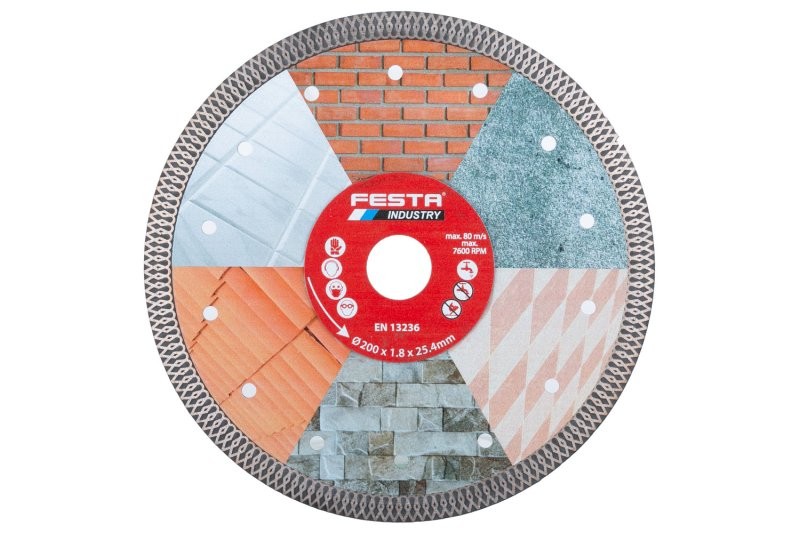 (obrázek pro) Kotouč diamantový FESTA INDUSTRY 200x2x25.4mm