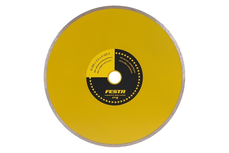 (obrázek pro) Kotouč diamantový FESTA plný 300x3.5x25.4mm
