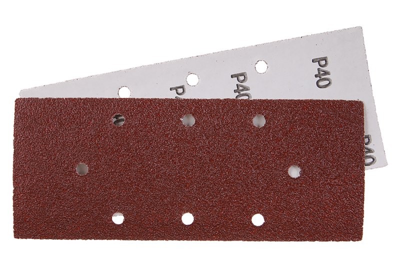 (obrázek pro) Papír brusný 93x230mm P40 8otvorů 5ks