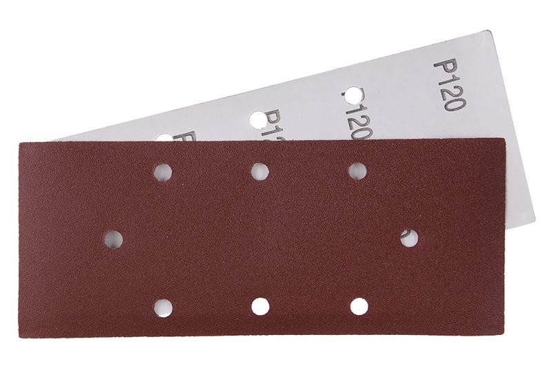 (obrázek pro) Papír brusný 93x230mm P120 8otvorů 5ks