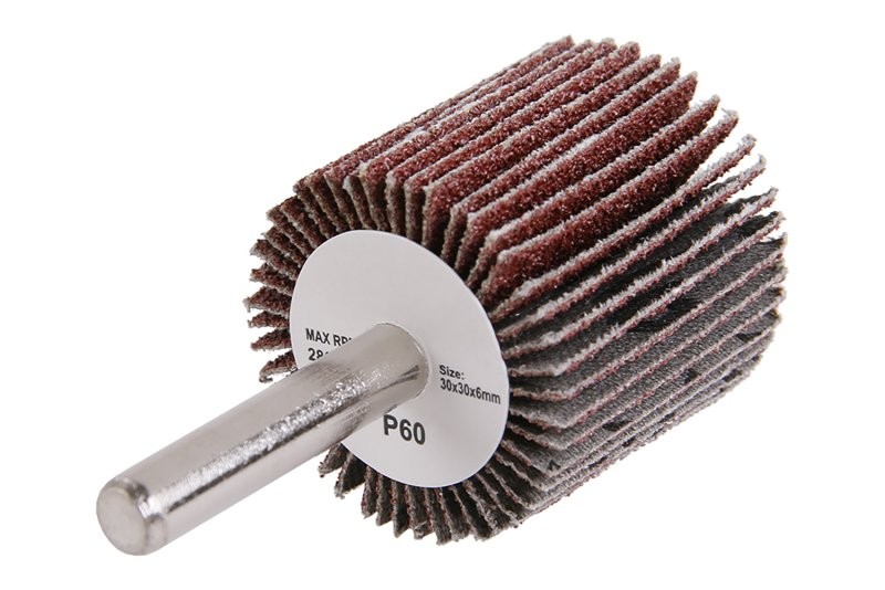 (obrázek pro) Kotouč lamelový brusný 30x30x6mm P60 stopka