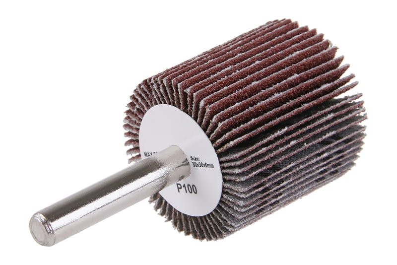 (obrázek pro) Kotouč lamelový brusný 30x30x6mm P100 stopka