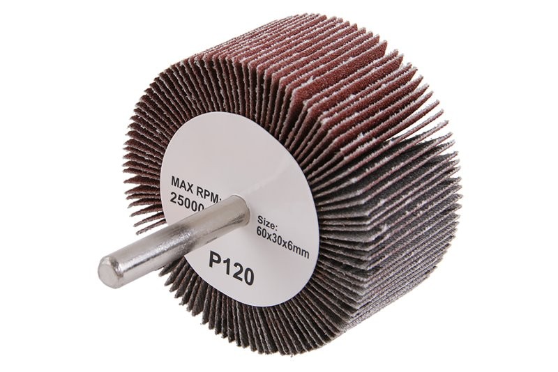 (obrázek pro) Kotouč lamelový brusný 60x30x6mm P120 stopka