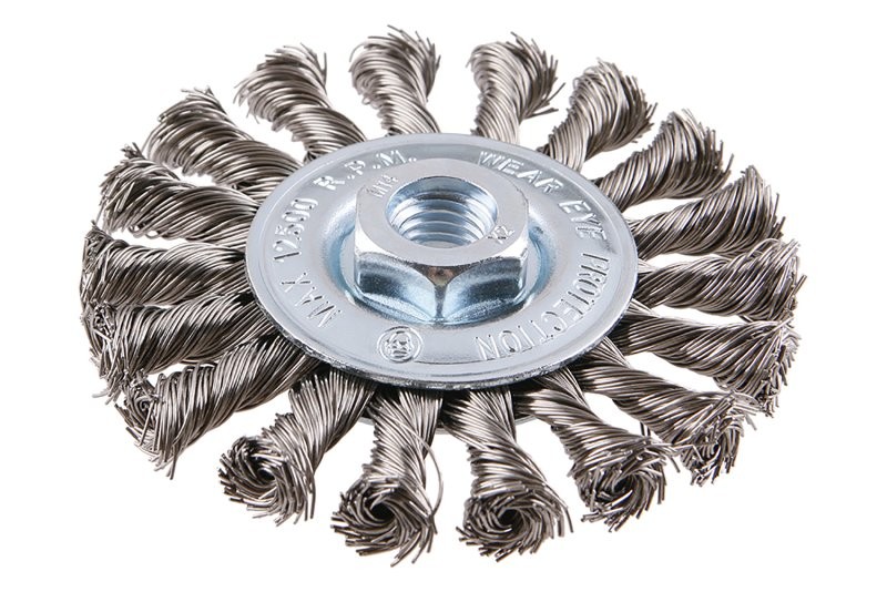 (obrázek pro) Kartáč rotační radiální copy nerez FESTA 100mm M14