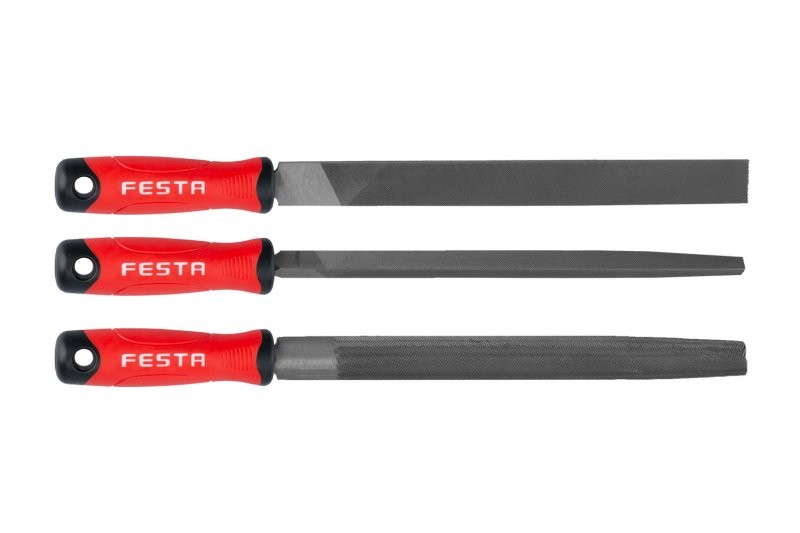(obrázek pro) Sada pilníků FESTA 3ks 250mm/hrubost 2