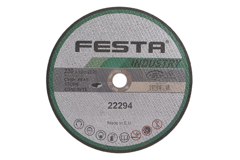 (obrázek pro) Kotouč řezný FESTA INDUSTRY na kámen 230x3x22.2mm