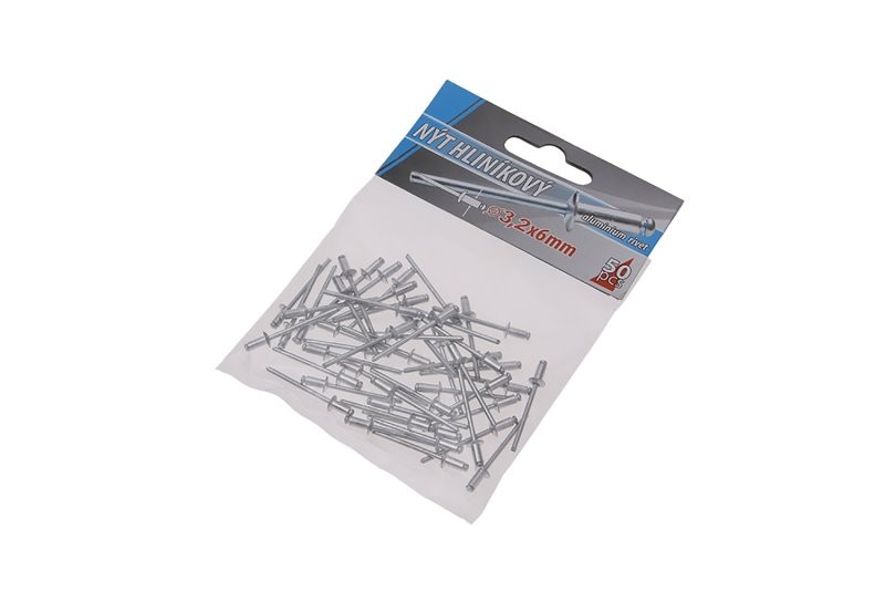(obrázek pro) Nýty ALU 3.2x6mm 50ks