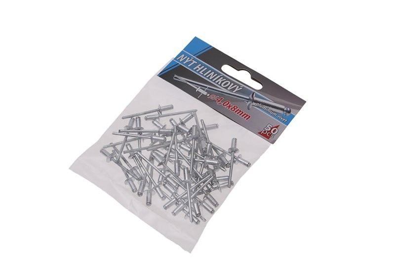 (obrázek pro) Nýty ALU 4.0x8mm 50ks
