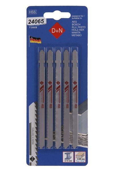 (obrázek pro) Plátky do přímočaré pily HSS 100/1.3mm 5ks 31120
