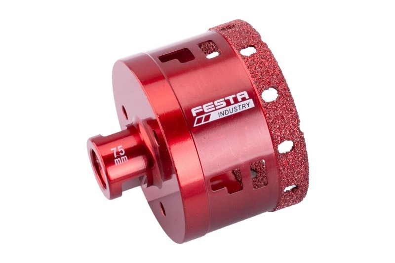 (obrázek pro) Korunka vykružovací diamantová 75mm M14 FESTA INDUSTRY