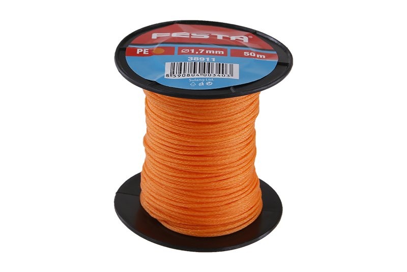 (obrázek pro) Provázek zednický FESTA 1.7mm 50m oranžový