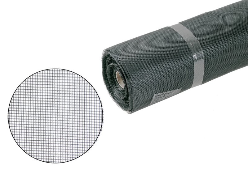 (obrázek pro) Síť proti hmyzu sklovlákno 1.0mx30m šedá