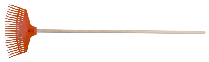 (obrázek pro) Hrábě plastové 40cm 23z s násadou 150cm