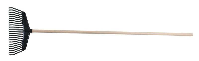 (obrázek pro) Hrábě plastové 40cm 23z s násadou 160cm