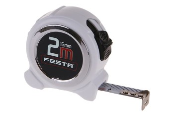 (obrázek pro) Metr svinovací FESTA 2mx16mm BÍLÝ