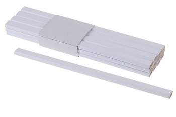 (obrázek pro) Tužka tesařská bez potisku 250mm (bílý lak) - vhodná pro reklamní účely