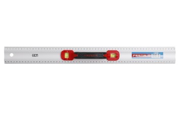 (obrázek pro) Pravítko s rukojetí FESTA 60cm ALU 2 libely
