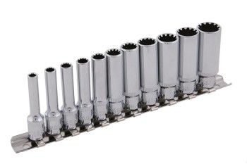 (obrázek pro) Sada hlavic DRIVELOCK CrV 12ks 1/4&Prime; (4-13mm)