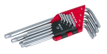 (obrázek pro) Sada L klíčů TORX FESTA CrV T10-T50 9ks