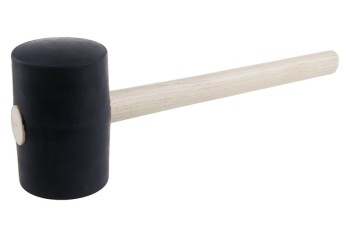(obrázek pro) Palice gumová 90mm 36cm násada dřevo
