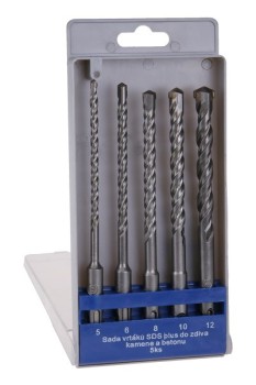 (obrázek pro) Sada vidiových vrtáků SDS+ 5ks 5-12mm