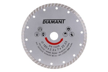 (obrázek pro) Kotouč diamantový DIAMANT 180x2.3x22.2mm TURBO