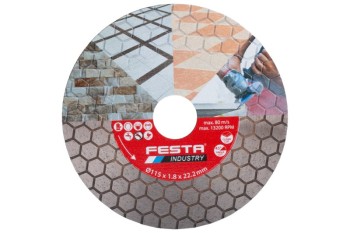 (obrázek pro) Kotouč diamantový FESTA INDUSTRY řezný 115x1.8x22.2mm