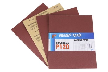 (obrázek pro) Papír brusný 230x280mm P120 10ks