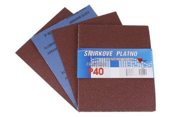 (obrázek pro) Plátno smirkové 230x280mm P40 10ks