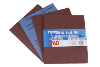 (obrázek pro) Plátno smirkové 230x280mm P60 10ks