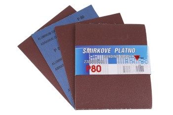 (obrázek pro) Plátno smirkové 230x280mm P80 10ks