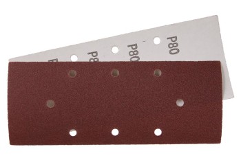 (obrázek pro) Papír brusný 93x230mm P80 8otvorů 5ks