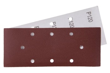 (obrázek pro) Papír brusný 93x230mm P120 8otvorů 5ks