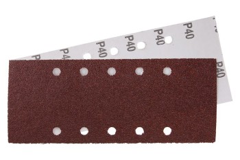 (obrázek pro) Papír brusný 115x280mm P40 10otvorů 5ks