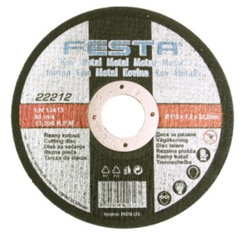 (obrázek pro) Kotouč řezný FESTA na kov 150x1.2x22.2mm