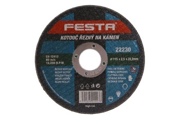 (obrázek pro) Kotouč řezný FESTA na kámen 115x2.5x22.2mm