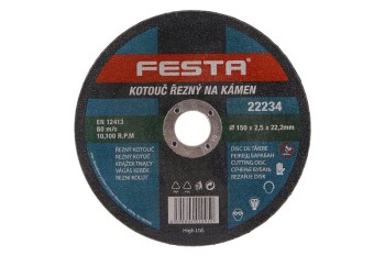 (obrázek pro) Kotouč řezný FESTA na kámen 150x2.5x22.2mm