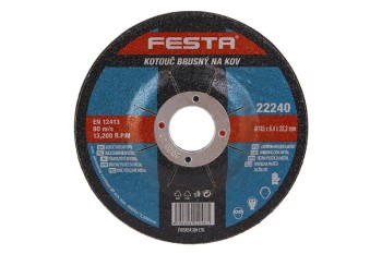 (obrázek pro) Kotouč brusný FESTA na kov 115x6.4x22.2mm