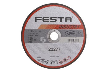 (obrázek pro) Kotouč řezný FESTA INDUSTRY na kov 180x2x22.2mm