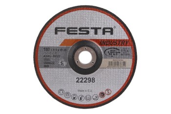 (obrázek pro) Kotouč brusný FESTA INDUSTRY na kov 180x6.5x22.2mm