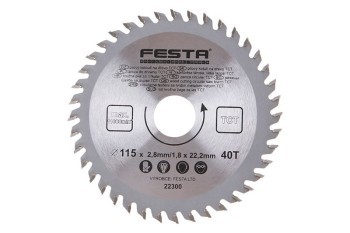 (obrázek pro) Kotouč pilový FESTA SK 115/2.8/22.2mm 40T