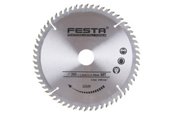 (obrázek pro) Kotouč pilový FESTA SK 205/3.2/30mm 60T