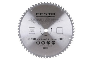 (obrázek pro) Kotouč pilový FESTA SK 500/4.0/30mm 60T