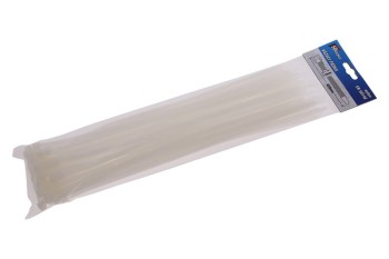 (obrázek pro) Pásky vázací 400x7.6mm 50ks bílá