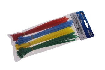 (obrázek pro) Pásky vázací 200x3.6mm 100ks barevné