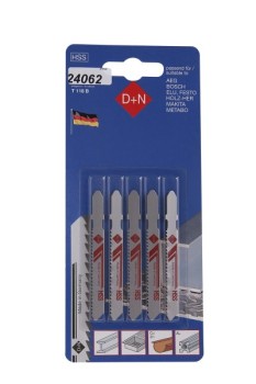 (obrázek pro) Plátky do přímočaré pily HSS 50/1mm 5ks 31020