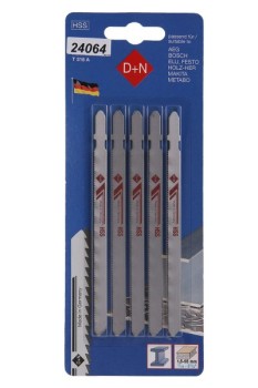 (obrázek pro) Plátky do přímočaré pily HSS 100/1mm 5ks 31112