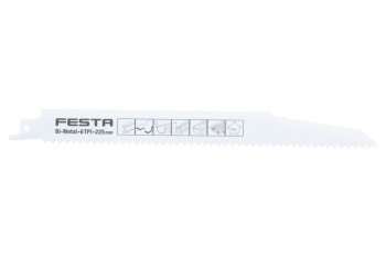 (obrázek pro) Plátek pilový FESTA do ocasky 225x22x1.6mm, BiM 3ks